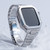 Color: Silver, style: 45MM - Watch Integrated Stainless Steel Metal Protective Case Q119-CJYD149380104DW