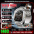 Style: Silver Steel 2A - New Military 1400mAh Battery Smart Watch With LED Flashlight Q119-CJJX274543319SH