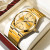 Color: Silver - UTHAI Men Watch Light Luxury Brand Stainless Steel Double Calendar Waterproof Male  F640-12000040595875711