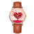 Color: Light Brown - Romantic Ladies Watch Fashion Charm Quartz Watch Q119-CJLX102364903CX