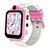 Color: Pink - Multifunctional Children's Touch Screen Positioning Game Smart Watch Q119-CJYD257307701AZ