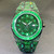 Hip Hop Men's Fashion Green Full Rhinestone Quartz Watch Q119-CJNS2556593