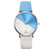 Color: Blue - Two-tone belt rose gold female watch Q119-CJZBNSSY00706-Blue