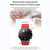 Smart Watch Touch Control Screen Infrared Physiotherapy Ecg Heart Rate Blood Oxygen Monitor Red Tape K484-PEL_0PX24Y07