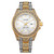 Color: Light gold white - Fashion calendar waterproof luminous quartz watch Q119-CJZBNSSY02702-Light gold white