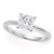 1 Carat Princess Lab Grown IGI G/VS1 Diamond Solitaire Ring in 10K White Gold P150-67647-5.5