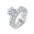 Fashion S925 Silver Female Moissanite Ring Q119-CJLX1230316