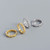 Fashion Watchband 925 Sterling Silver Huggie Hoop Earrings R866-MLYH_670653224967