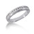 14k White Gold Vintage Style Engraved Diamond Channel Set Wedding Ring Band P150-02275-6.5