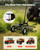 48in Tow Behind Landscape Rake, Pull Behind Lawn Rock Rakes for ATV Mower Tractors, 24 Durable Stee E415-ZXSCJ48INCHQCU2AS001V0