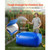 Water Storage Bladder 105.7 Gallon Large Capacity Water Bag, Portable & Collapsible Soft Waters Con E415-CSDLSPVC400L9HOR6001V0