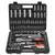 Socket Set, 108 Pieces, 1/4 & 1/2 inch Drive Socket and Ratchet Set, Metric Size from 4 to 32 mm, M E415-TTJLBSZJTTPTY8HPF001V0