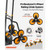 Stair Climbing Cart, 440 lbs Stair-Climbing Capacity, Heavy-Duty Folding Trolley Cart with Telescop E415-ZXTCSPLCFSKHNV20A001V0