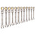 Flex-Head Ratcheting Wrench Set, 12-Piece Metric 8 mm to 19 mm, 72 Teeth, Cr-V Steel Ratchet Flexib E415-ZXBSTZYTS12PTSZ0P001V0