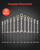 Flex-Head Ratcheting Wrench Set, 12-Piece SAE Sizes, 72 Teeth, Cr-V Steel Ratchet Flexible Combinat E415-ZXBSTZYTS12PXXW6U001V0