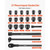 1 in Drive Impact Socket Set, 21 Piece, 6 Point Shallow Impact Sockets, SAE (1-5/8 in to 3-1/8 in), E415-CJTTTZCRVCZ2E7JZE001V0