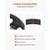 Steering Wheel for 2008-2020 Nissan 370Z, Carbon Fiber Steering Wheel D-Shaped Flat-Bottom, Leather E415-QCFXPZYRC370A9NI5001V0