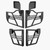 Jeep Tube Doors, 4-Door, Hunting Style Jeep Tubular Door with DOT Certified Rear View Mirrors, Jeep E415-JPCGM4M0718JOYFVOV0