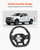 Steering Wheel for 2021-2024 Ford F150, Carbon Fiber Steering Wheel D-Shaped Flat-Bottom, Leather G E415-QCFXPZYFTF15VL7EA001V0