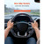 Steering Wheel for 2021-2024 Ford F150, Carbon Fiber Steering Wheel D-Shaped Flat-Bottom, Leather G E415-QCFXPZYFTF15VL7EA001V0