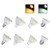 ZX E27 E14 GU10 MR16 LED 4W 48 SMD 3528 LED Pure White Warm White Spot Lightt Lamp Bulb AC110V AC22 C122-1076565