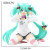 Color: WHITE - 12cm Desktop Cute Hatsune Miku Kwaii Style Anime Figure Toys PVC Model Collector Dol F640-12000044596129708