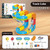 Color: Basic Edition 55 Pcs - Children's Educational Track Cube Building Blocks Toys Q119-CJYD254212002BY