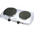 Brentwood Electric 1440W Double Hotplate in Chrome D970-TS-372