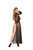 VINYL & MESH GOWN W/G-STRING Y200-V1954