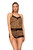 brown - Sexy set model 158757 Anais U704-158757