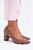 brown - Block heel pumps model 227175 Step in style U704-227175