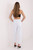 white - corduroy trousers model 224997 Rue Paris U704-224997