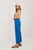 blue - corduroy trousers model 228362 Rue Paris U704-228362