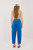 blue - corduroy trousers model 228362 Rue Paris U704-228362