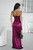 red - Long dress model 219713 Bicotone U704-219713
