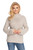 beige - Jumper model 146918 PeeKaBoo U704-146918