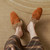 Fluffy Sheep And Suede Bunny Slippers Q119-CJNS2765356