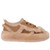 Color: Khaki Cotton Shoes, Size: 38 - Outerwear Lamb Wool Thick Sole Half Slippers Women Q119-CJYD214994116PK