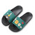 Color: 1style green, Size: 27 28child - Household couple bathroom non-slip cartoon slippers Q119-CJBHNSNS19266-1style green-27 28child
