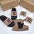 Color: Blue - Size: Men US8.5=UK8=EU42 - Mens Womens Vintage Plaid Slippers Designer Rubber Slipper Y829-1342191602231148596