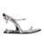 Color: Gold - Size: 38 - Designer Slippers Women Fangs Profiled High-heels Open-toe Sandals Metal E Y829-1108520452416069656