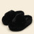 Color: Black, Size: 35 - Heart-shaped Thick Bottom Fluffy Slippers Women's Outer Wear New Autumn An Q119-CJYD255563102BY