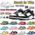 Color: deep yellow - Size: MEN US8.5=EUR42=UK7.5 - Local Warehouse Panda Running Shoes Low Black Wh Y829-1237175570346197016