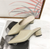 Color: Grey, Size: 36 - Leather Half Slippers Mules Versatile Thick Heel High Heel Slippers Q119-CJNS101881411KP
