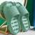 Color: Purple, Size: 37 38 - Soft Leaking Thick Slippers for Home Bathroom Anti-slip Q119-CJBHNSNS33689-Purple-37 38