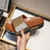 Color: Black - Size: Eur42=Women US9.5=Foot length 26.8cm - Designer Platform Metallic Slide Sandal Y829-1226347616661999660