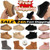 Color: Red - Size: Kids:12C=Eur29 - Free Shipping Tasman kids boots Tazz Slippers Designer Mini Bow Y829-1428167877828546689