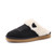 Color: Black, Size: 6 - AutumnWinter Warm Cotton And Fur All-in-One Home Slippers Q119-CJYD278717401AZ