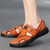 Genuine Leather Youth Casual Sandals Mens Trendy All-Match Slippers Q119-CJYD2785161