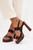black - Heel sandals model 226116 Step in style U704-226116